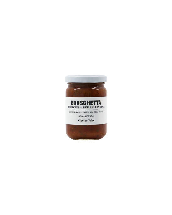 Bruschetta, Aubergine & red bell pepper, 140 g