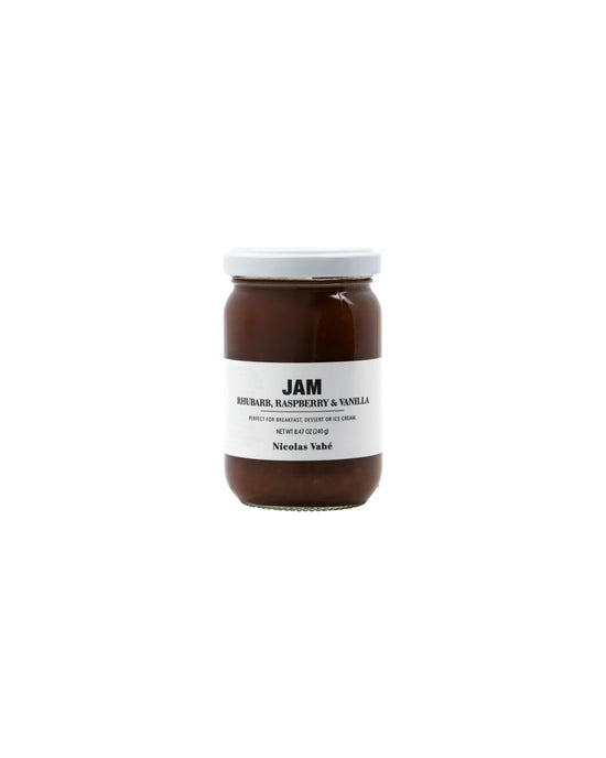 Jam, Rhubarb, raspberry & vanilla, 240 g