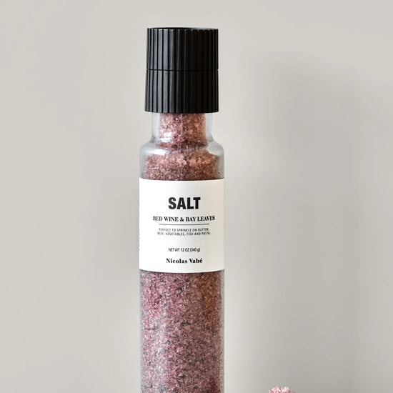 Salt, Red wine & bay leaves, 340 g
