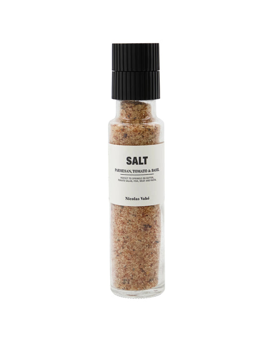 Salt, Parmesan, Tomato & Basil