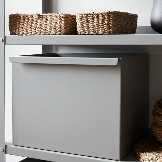 Storage for shelving unit, NVRack, Grey