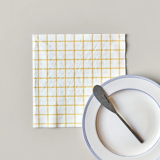 Napkins, NVCheck, Yellow