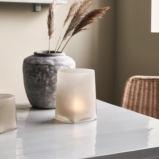 Kerzenständer, Made, Hellbraun