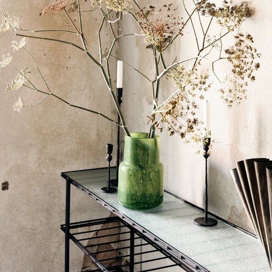 Vase, HDBole, Mørkegrøn