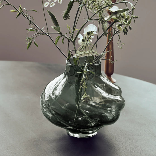 Vase, HDTurn, Rauchgrau