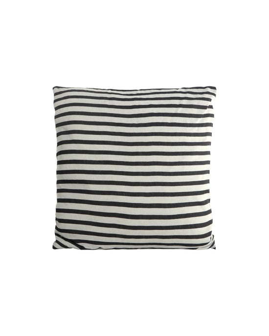 Cushion cover, HDHDStripe, Black, Grey