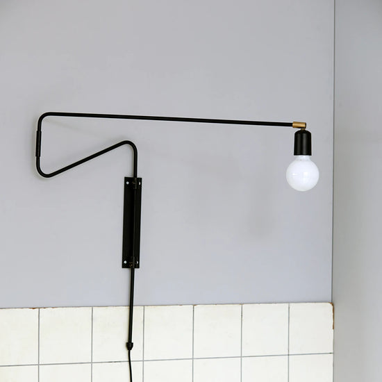 Væglampe, HDSwing, Sort