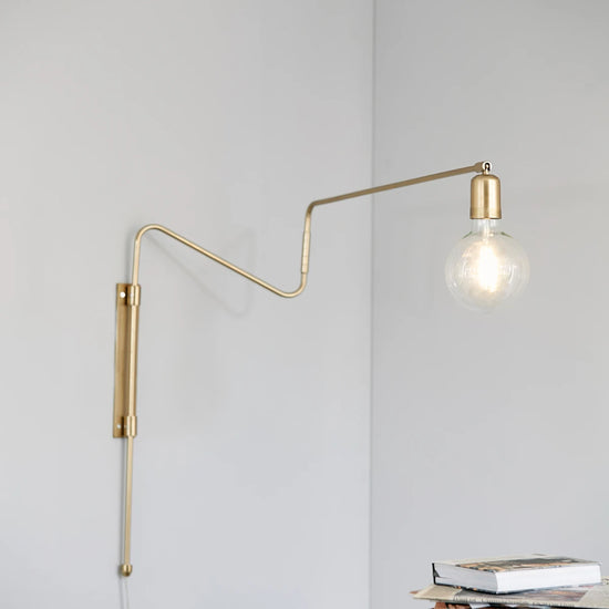 Wall lamp, HDSwing, Brass