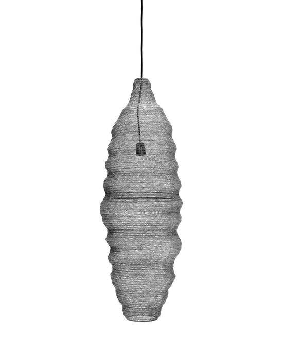 Lampe, HDMesh, Gebürstetes Silber-Finish
