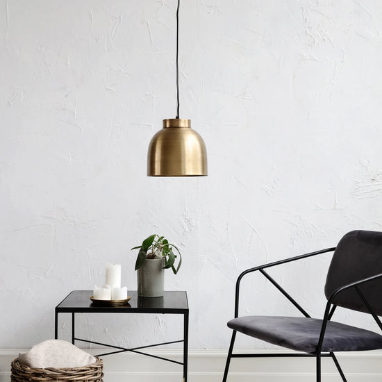 Lampe, HDBowl, Messing