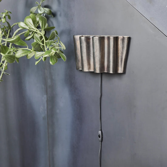 Væglampe, HDFlola, Antik brun