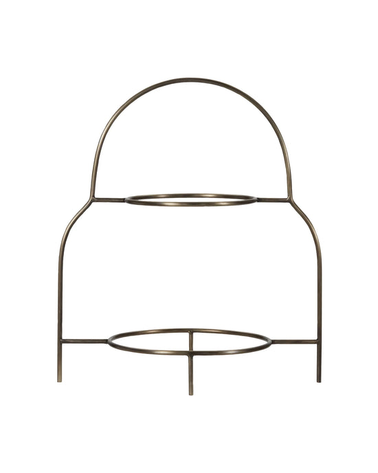 Plate stand, HDSana, Antique brass finish