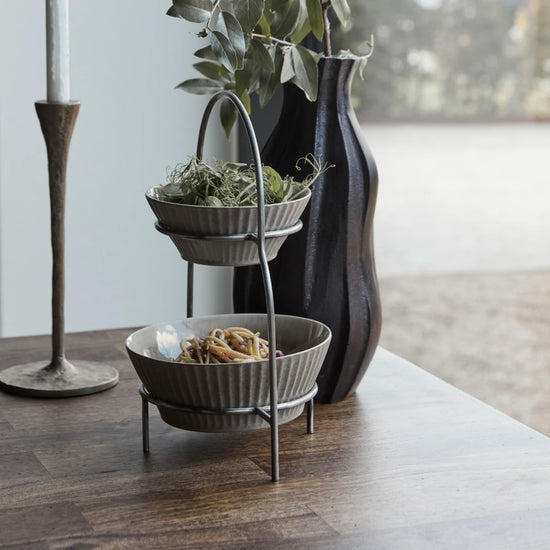 Plate stand, HDSana, Silver finish