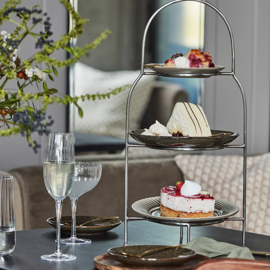 Plate stand, HDSana, Silver finish