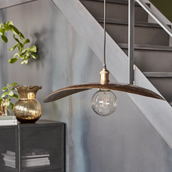Lampshade, HDHatt, Antique brass