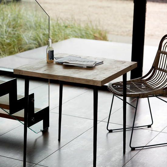 Tisch, Slated, Eisen