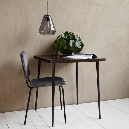 Cafe table, HDSlated, Black stain