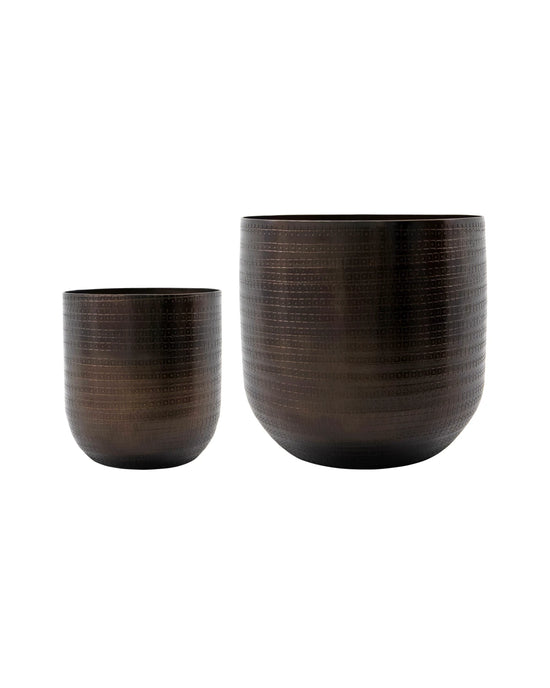 Planter, HDIrene, Antique brown