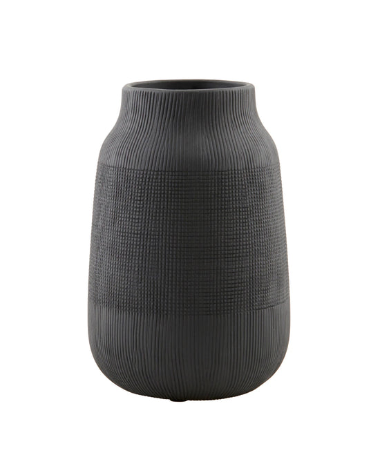 Vase, HDGroove, Black