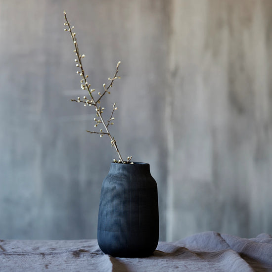 Vase, HDGroove, Black
