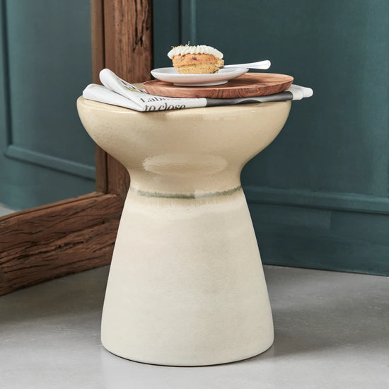 Side table, HDPablo, Sand