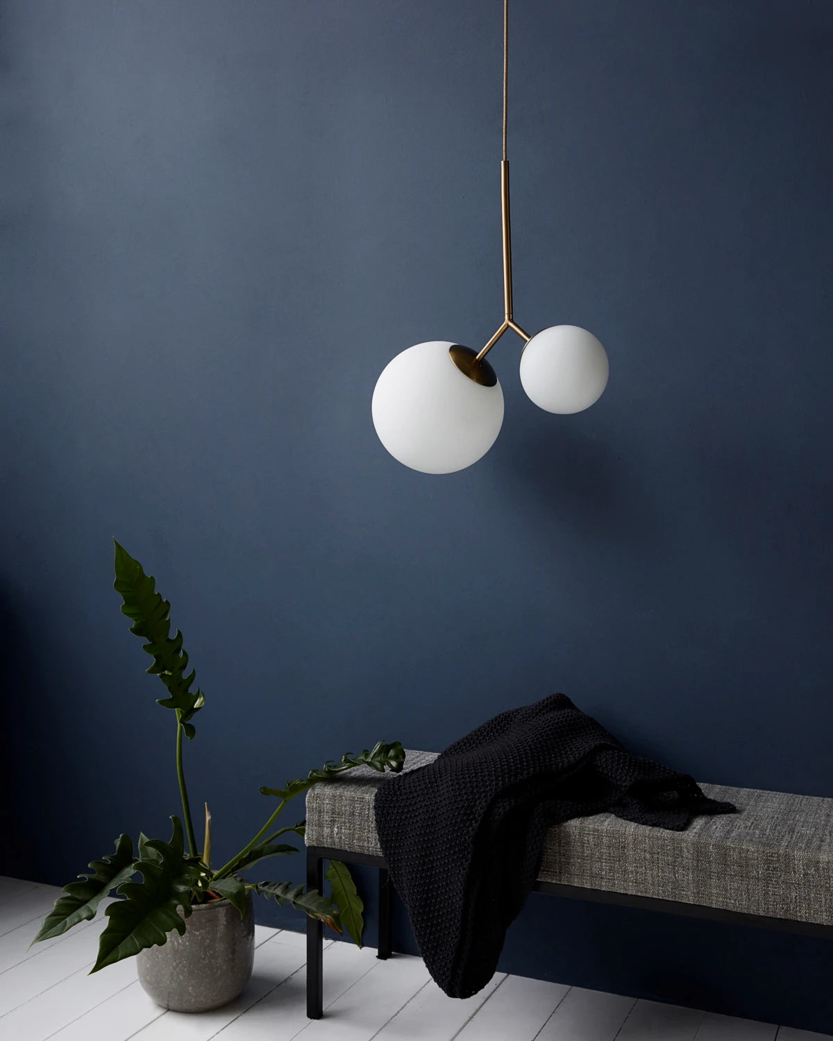 Lampe, Twice, Weiß –