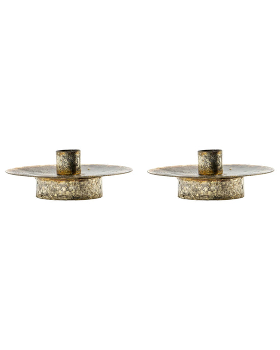Candle holder, HDSimb, Antique brass