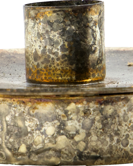 Candle holder, HDSimb, Antique brass