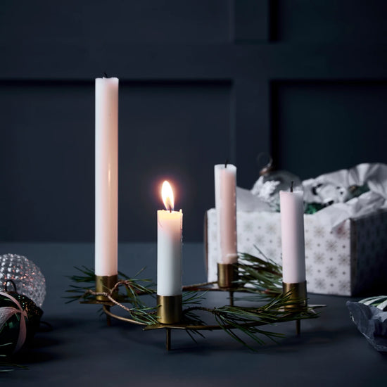 Kerzenständer, HDStage, Antikes Messing-Finish