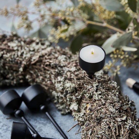 Candle holder, HDFolk, Black