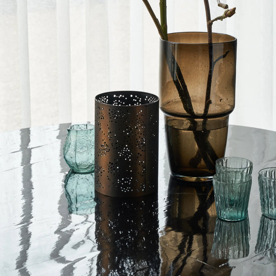 Tealight holder, HDRando, Antique brown