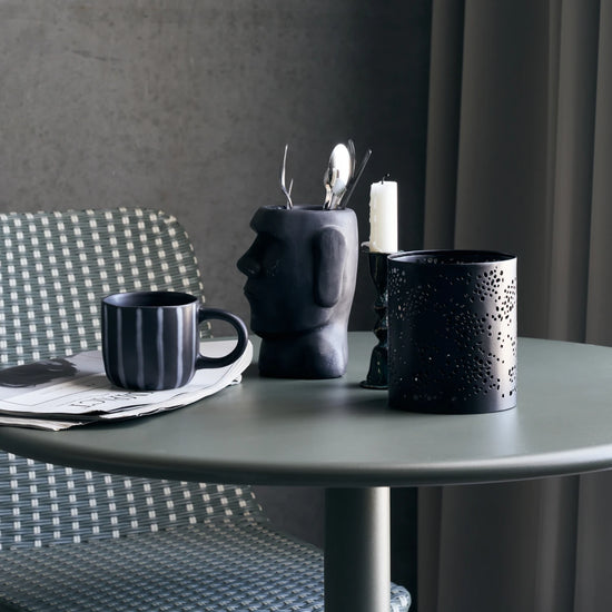 Tealight holder, HDRando, Black