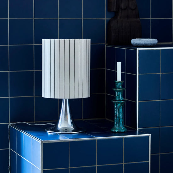 Tischleuchte, HDTulip, Silber-Finish