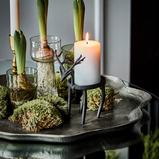 Teelichthalter, HDDeer, Schwarz