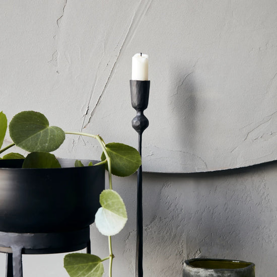 Kerzenständer, Trivo, Schwarz