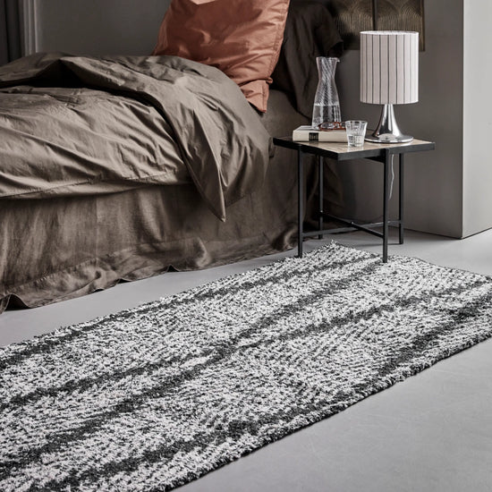 Rug, HDKin, Black, Off-white