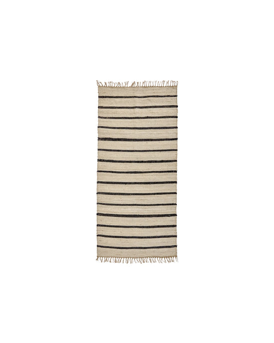 Teppich, HDSima, Schwarz/Natur