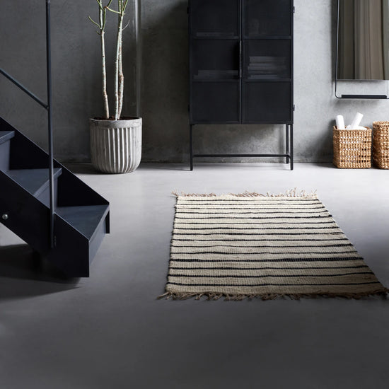 Rug, HDSima, Black, Natural
