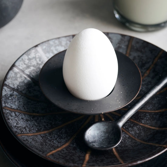 Egg cup, HDPion, Black, Brown