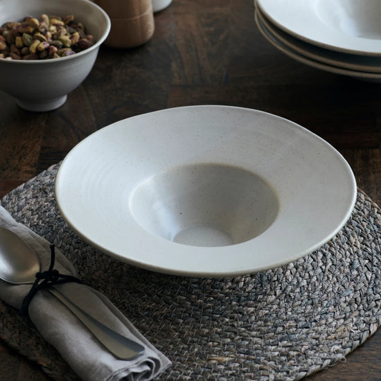 Pasta plate, HDPion, Grey, White