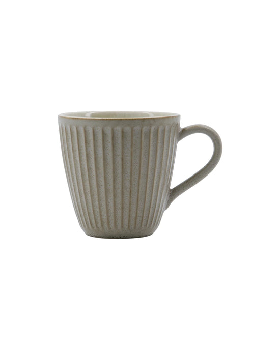 Mug, HDPleat, Grey, Brown