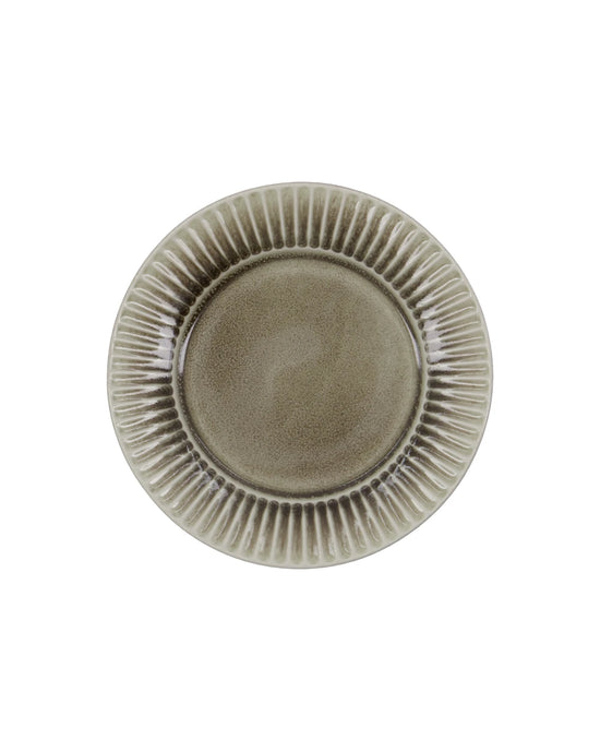 Frokosttallerken, HDPleat, Grå/Brun