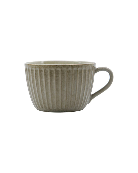 Mug, HDPleat, Grey, Brown
