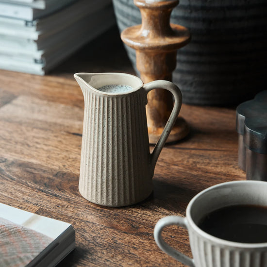 Jug, HDPleat, Grey, Brown
