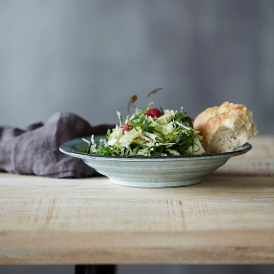 Soup Bowl, HDRustic, Grey, Blue