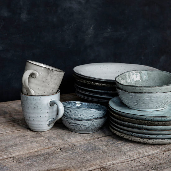 Bowl, HDRustic, Grey, Blue