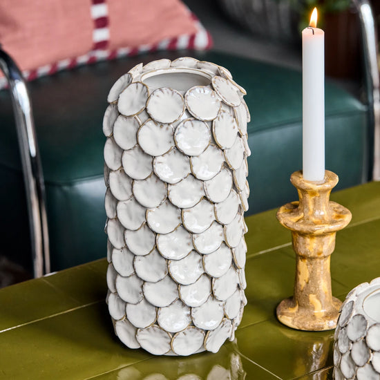 Vase, HDDot, White