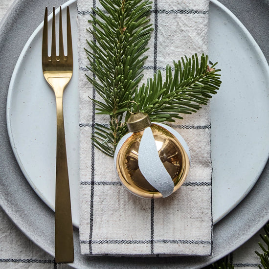 Weihnachtsschmuck, HDTwister, Weiß;Gold