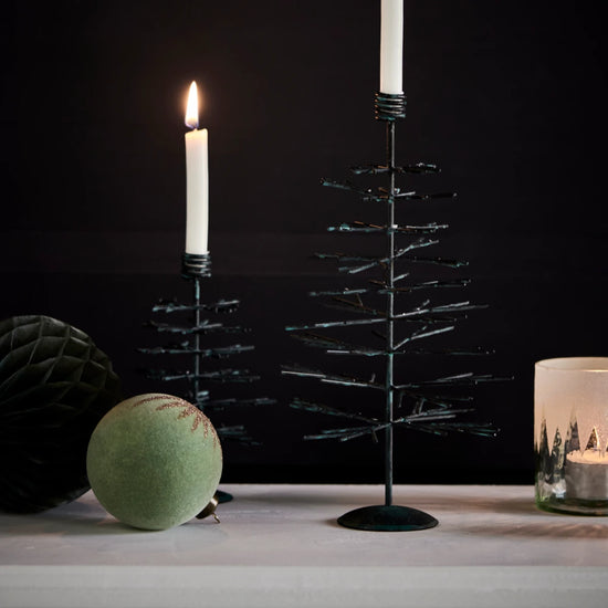 Kerzenständer, HDTree, Antikes Kupfer-Finish