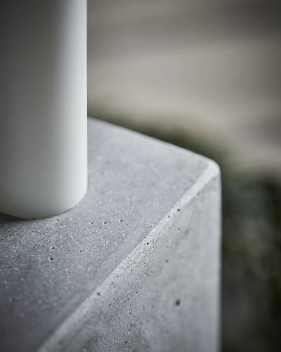 Candle holder, HDMarb, Grey